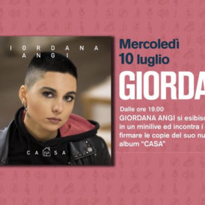 Giordana Angi al Centro Commerciale LeBolle